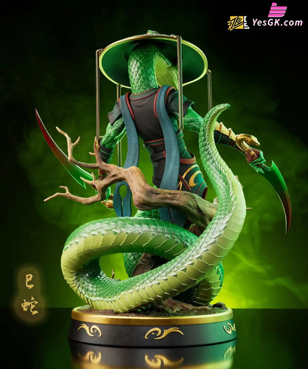 Chinese Zodiac Series The snake Licensed Statue - Shi Yue Wu Tong Studio [In-Stock] - Full Payment - Chinese Style
