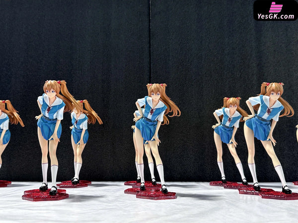 EVA Classic school uniform Asuka Statue - Kol brother Studio [In-Stock] EVA