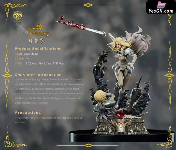 Claymore Teresa GK Statue - Mask Studio [Pre-Order] - Others