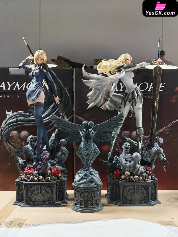 Claymore Twin Goddesses Teresa & Clare 1/4 GK Statue - YUMS-Collectors Studio [In-Stock] - Others