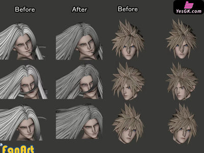 Cloud Vs Sephiroth Resin Statue - Fan Art [Pre-Order]