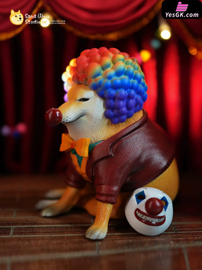 Clown Shiba Inu GK Statue - Na Ke Shi Jia Sha Diao Studio [Pre-Order] Original Design