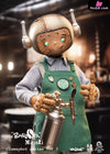 Clumsybot Series 3 Barista Minski Ght005 Action Figure - Whycat Studio & Gearheadtoys [Pre-Order]