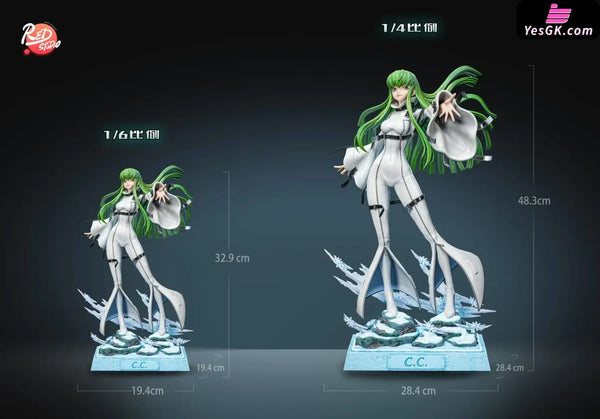 Code Geass C.C. Statue - Red Studio