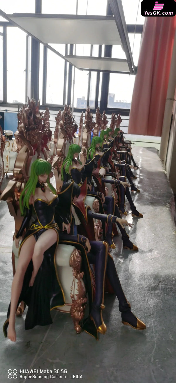Code Geass: Lelouch of the Rebellion Throne Project #1 Lelouch Lamperouge & C.C Statue - Lamzc Studio [In-Stock] Others