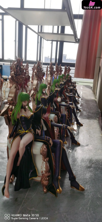 Code Geass: Lelouch of the Rebellion Throne Project #1 Lelouch Lamperouge & C.C Statue - Lamzc Studio [In-Stock] Others
