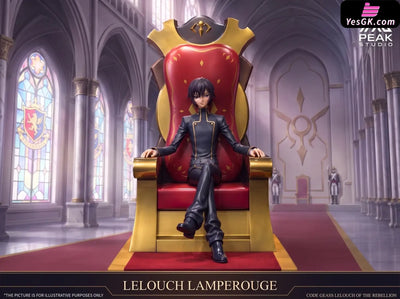 Code Geass Throne Lelouch Lamperouge Statue - Peak Studio
