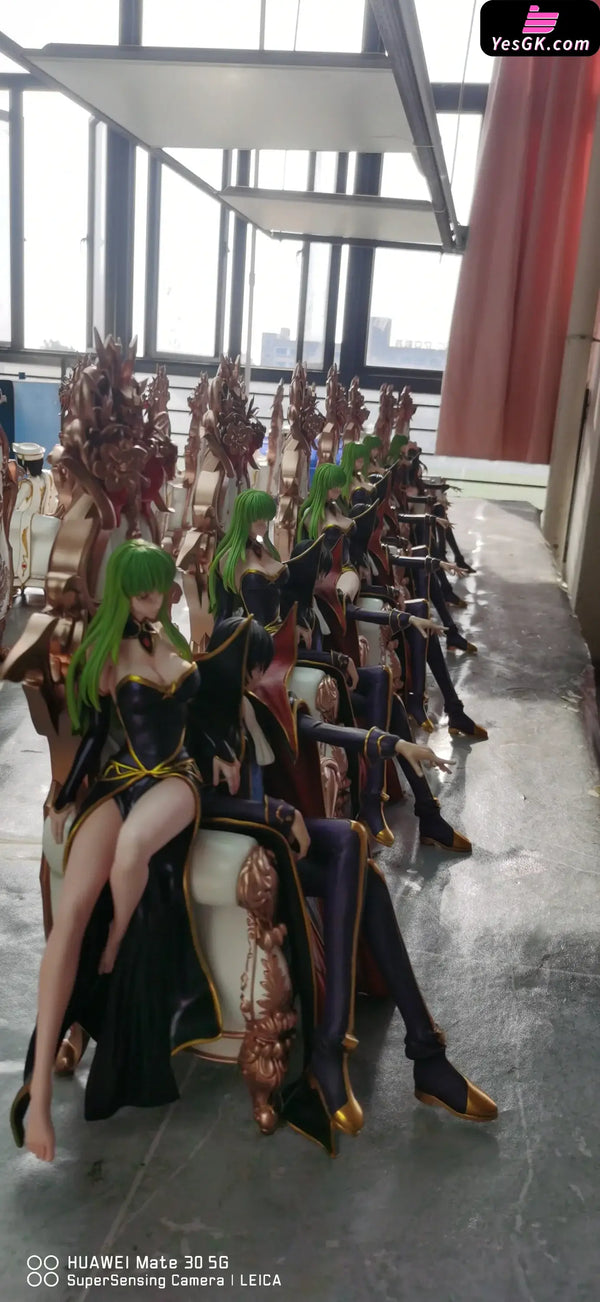 Code Geass: Lelouch of the Rebellion Throne Project #1 Lelouch Lamperouge & C.C Statue - Lamzc Studio [In-Stock] Others
