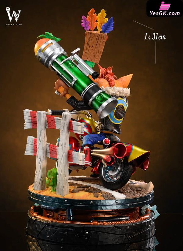 Crash Bandicoot 1/4 GK Statue - Wake Studio [In-Stock] Full Payment Others