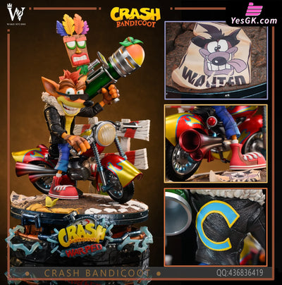Crash Bandicoot 1/4 GK Statue - Wake Studio [In-Stock] Full Payment Others