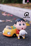 Crayon Shi-chan Shinnosuke on a Joyride GK Statue - BABEQ TOYS Studio [Pre-Order] Crayon Shin-chan