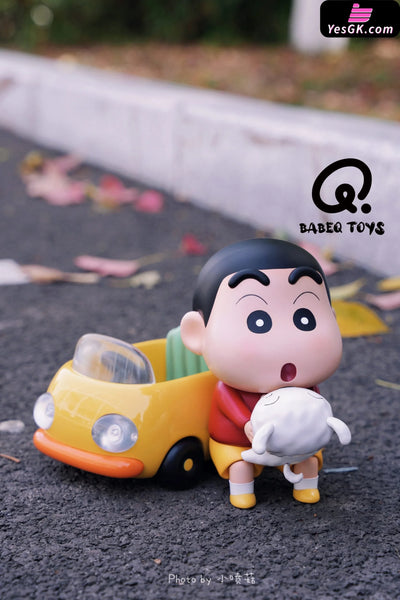 Crayon Shi-chan Shinnosuke on a Joyride GK Statue - BABEQ TOYS Studio [Pre-Order] Crayon Shin-chan