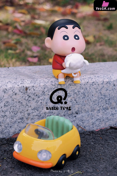 Crayon Shi-chan Shinnosuke on a Joyride GK Statue - BABEQ TOYS Studio [Pre-Order] Crayon Shin-chan
