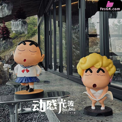 Crayon Shin-chan 35cm Monroe Shin-chan & JK Shin-chan GK Statue - biubiu Studio [Pre-Order] Crayon Shin-chan