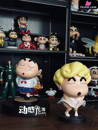 Crayon Shin-chan 35cm Monroe Shin-chan & JK Shin-chan GK Statue - biubiu Studio [Pre-Order] Crayon Shin-chan