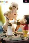 Crayon Shin-chan and Robot Dad Q Version GK Statue - LiMi Studio [Pre-Order] Crayon Shin-chan