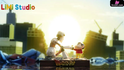 Crayon Shin-chan and Robot Dad Q Version GK Statue - LiMi Studio [Pre-Order] Crayon Shin-chan
