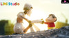 Crayon Shin-chan and Robot Dad Q Version GK Statue - LiMi Studio [Pre-Order] Crayon Shin-chan