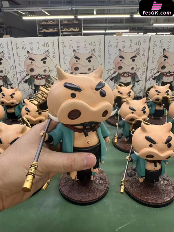 Crayon Shin-chan Black Goku Nohara Shinnosuke Bajie Buriburizaemon GK Statue - DY Studio [In-Stock] Crayon Shin-chan