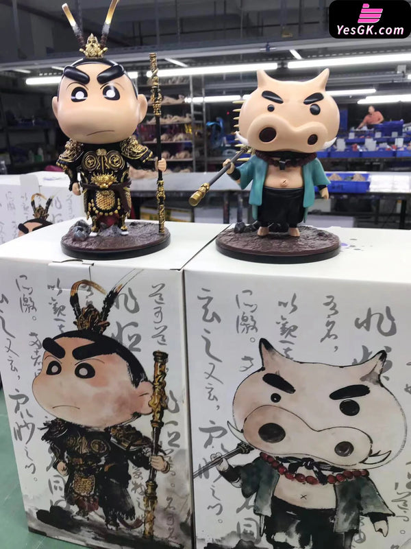 Crayon Shin-chan Black Goku Nohara Shinnosuke Bajie Buriburizaemon GK Statue - DY Studio [In-Stock] Crayon Shin-chan