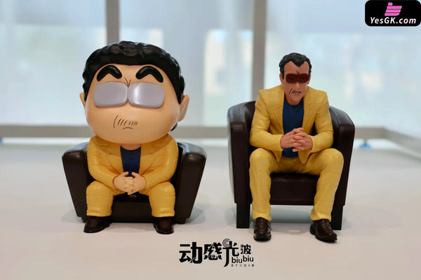 Crayon Shin-chan Cosplay Principal Enoki Statue - BiuBiu Studio [In-Stock] - Crayon Shin-chan