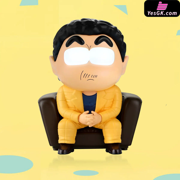 Crayon Shin-chan Cosplay Principal Enoki Statue - BiuBiu Studio [In-Stock] - Full Payment / Light-Up Glasses - Crayon