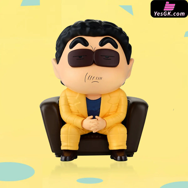 Crayon Shin-chan Cosplay Principal Enoki Statue - BiuBiu Studio [In-Stock] - Full Payment / Original Color Glasses