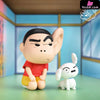 Crayon Shin chan Eavesdropping Shin chan & Shiro GK Statue NIUZI Studio [Pre Order] Crayon Shin chan