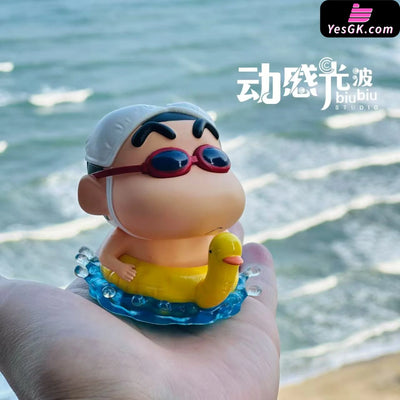 Crayon Shin-chan Fridge Magnet Series 01 Swimming Ring Shinnosuke GK Statue - Biubiu Studio [Pre-Order] Crayon Shin-chan