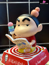 Crayon Shin-Chan Get Punched Shinnosuke Series #3 Grovel #4 Read Resin Statue - Biubiu Studio