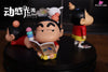 Crayon Shin-Chan Get Punched Shinnosuke Series #3 Grovel #4 Read Resin Statue - Biubiu Studio