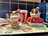 Crayon Shin-Chan Get Punched Shinnosuke Series #3 Grovel #4 Read Resin Statue - Biubiu Studio