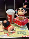 Crayon Shin-Chan Get Punched Shinnosuke Series #3 Grovel #4 Read Resin Statue - Biubiu Studio