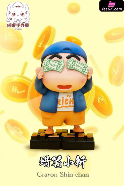 Crayon Shin-Chan & Get Rich Chibi Momoko Sakura Statue - Miao Li Studio [In-Stock] Full Payment /