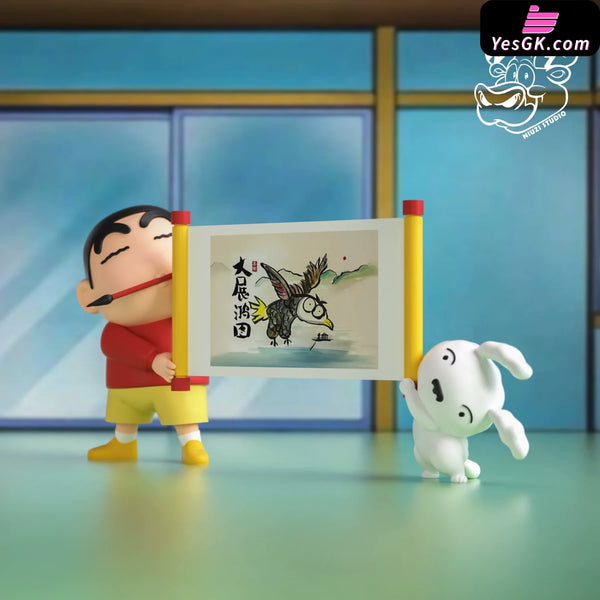 Crayon Shin-chan Great Ambitions Calligraphy Shin-chan GK Statue - NIUZI Studio [In-Stock] - Full Payment - Crayon