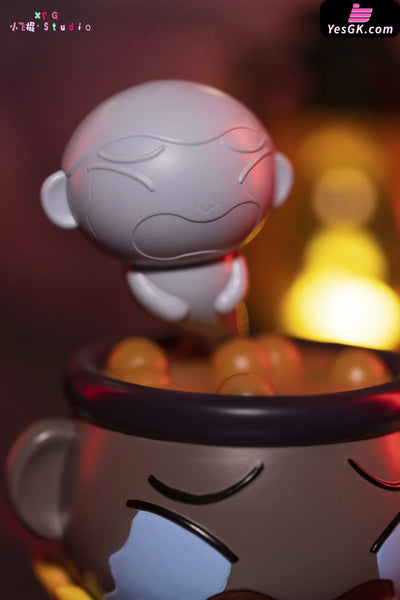Crayon Shin-chan Halloween Demon Shin chan Iron Pot Stewed Masao GK Statue - XFG Studio [In-Stock] - Full Payment