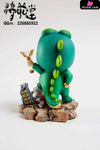 Crayon Shin-chan Monster Shinnosuke Nohara Beating up Ultraman GK Statue - M.H.T Studio [In-Stock] - Crayon Shin-chan
