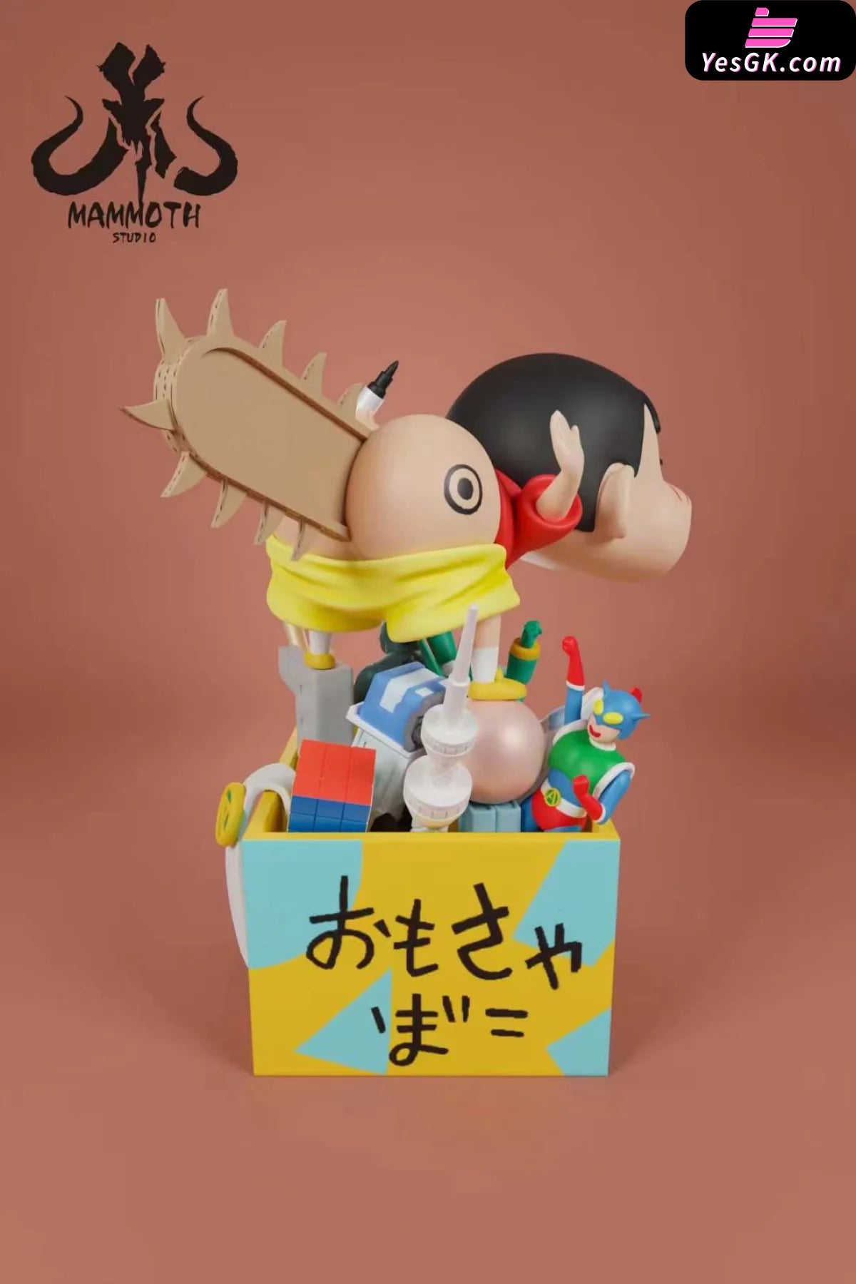 Crayon Shin-Chan Nohara Shinnosuke & Chainsaw Man #1 Statue - Mammoth Studio [Pre-Order]