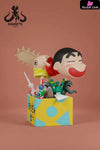 Crayon Shin-Chan Nohara Shinnosuke & Chainsaw Man #1 Statue - Mammoth Studio [Pre-Order]