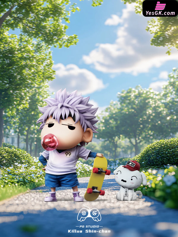 Crayon Shin-chan Nohara Shinnosuke cos Killua Zoldyck GK Statue - PG Studio [Pre-Order] Deposit / Small scale / Nohara