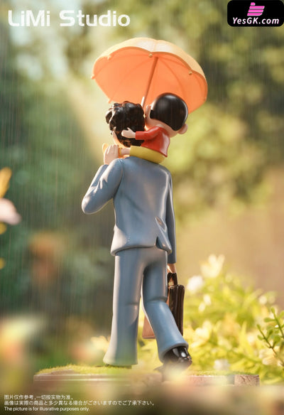 Crayon Shin-chan Nohara Shinnosuke picks up his father from get off work GK Statue - LiMi Studio [Pre-Order] Crayon