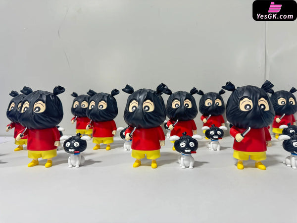 Crayon Shin chan Robbery Shinnosuke Nohara & Shiro GK Statue NIUZI Studio [In Stock] Crayon Shin chan