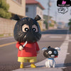 Crayon Shin-chan Robbery Shinnosuke Nohara & Shiro GK Statue - NIUZI Studio [Pre-Order] Crayon Shin-chan
