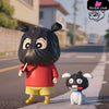 Crayon Shin-chan Robbery Shinnosuke Nohara & Shiro GK Statue - NIUZI Studio [Pre-Order] Crayon Shin-chan