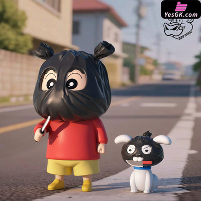 Crayon Shin-chan Robbery Shinnosuke Nohara & Shiro GK Statue - NIUZI Studio [Pre-Order] Crayon Shin-chan