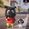Crayon Shin-chan Robbery Shinnosuke Nohara & Shiro GK Statue - NIUZI Studio [Pre-Order] Deposit Crayon Shin-chan