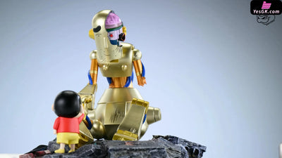Crayon Shin-chan Robo Dad and Shin-chan GK Statue - NIUZI Studio [Pre-Order] Crayon Shin-chan