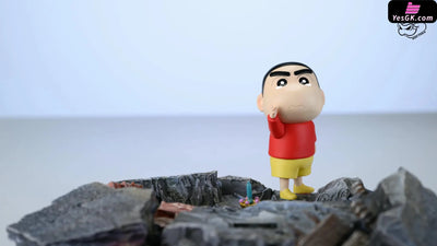 Crayon Shin-chan Robo Dad and Shin-chan GK Statue - NIUZI Studio [Pre-Order] Crayon Shin-chan