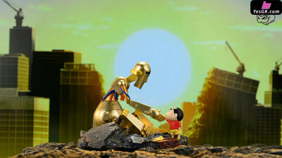 Crayon Shin-chan Robo Dad and Shin-chan GK Statue - NIUZI Studio [Pre-Order] Crayon Shin-chan