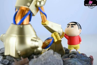 Crayon Shin-chan Robo Dad and Shin-chan GK Statue - NIUZI Studio [Pre-Order] Crayon Shin-chan